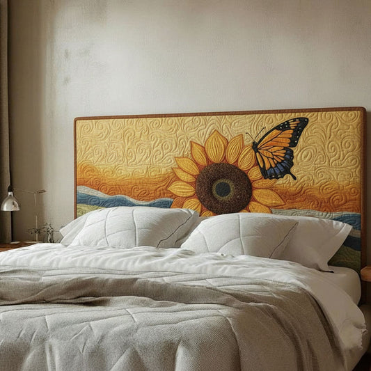 Monarch Butterfly WJ1112013CL Quilted Headboard Slipcover