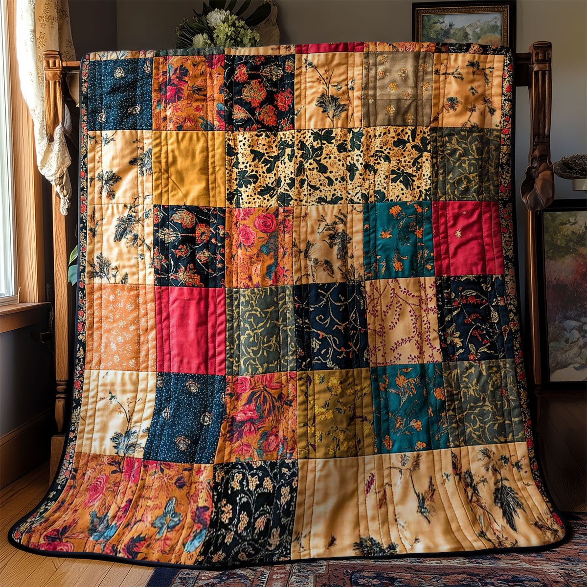 Rustic Patchwork WN1903001CL Quilt