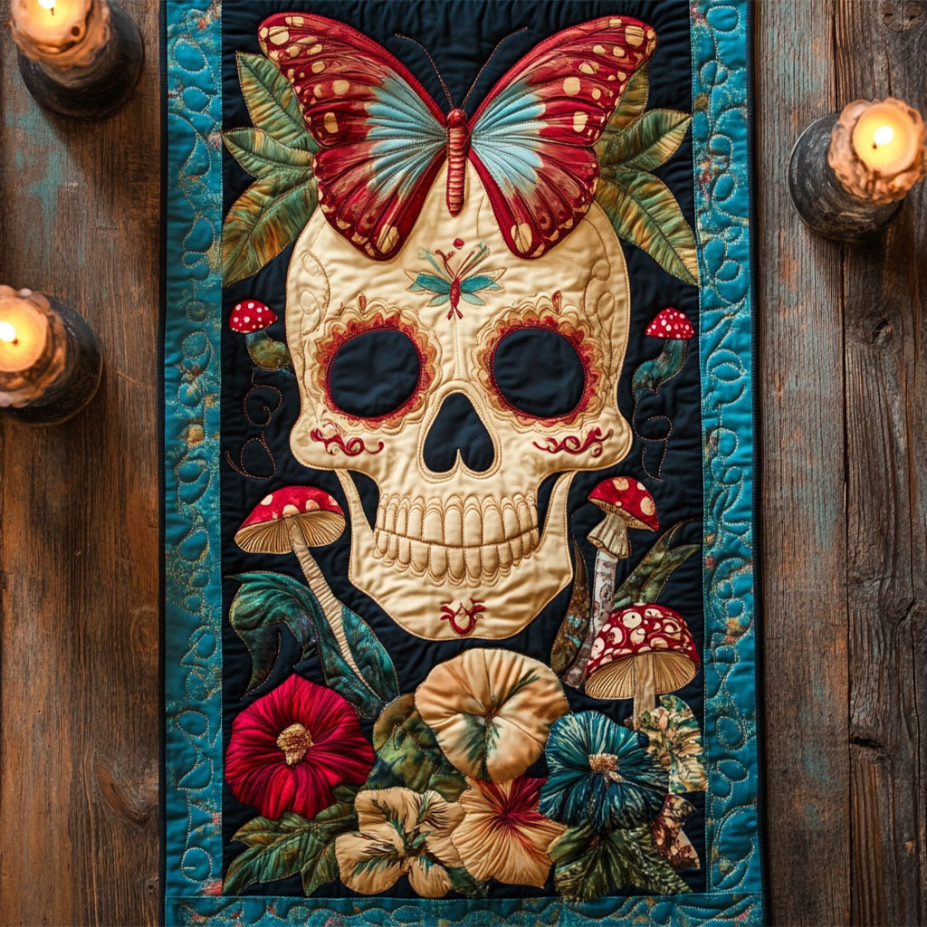 Blooming Afterlife CM2204040CL Quilted Table Runner