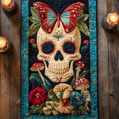 Blooming Afterlife CM2204040CL Quilted Table Runner