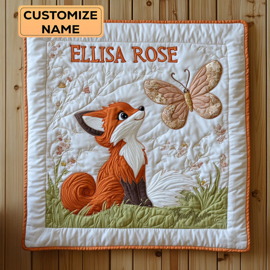 The Gentle Fox WJ3107009CL Personalized Baby Quilt