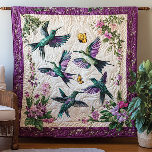 Hummingbird Symphony YR0701033CL Quilt