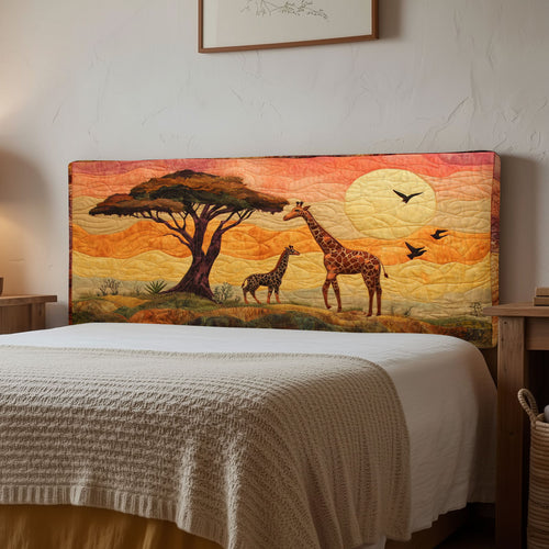 Acacia Tree Giraffe WJ1212008CL Quilted Headboard Slipcover