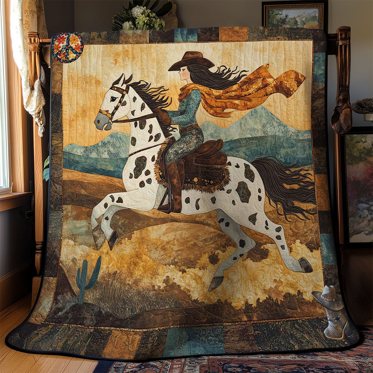 Western Winter Horse Ride WN2911045CL Quilt