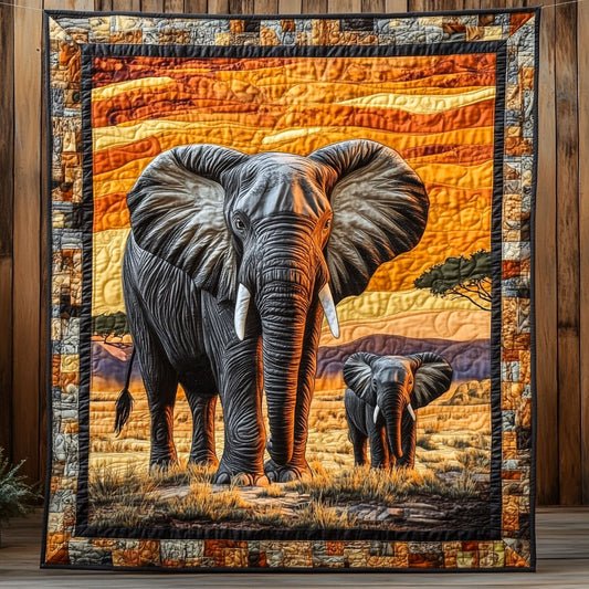 Savannah Elephant CW2205395CL Quilt