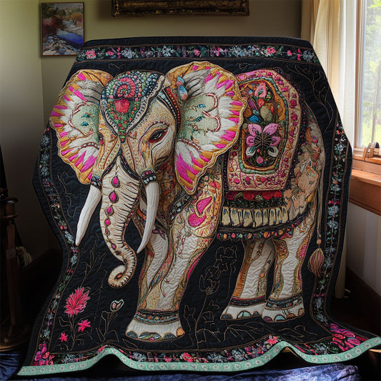 Indian Elephant  WX2112026CL Quilt