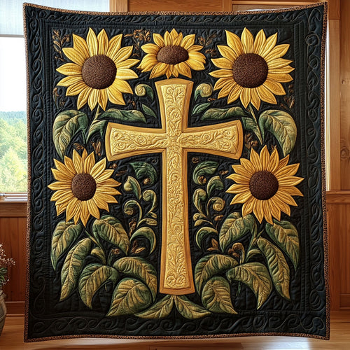 Sunflower Cross CP0412027CL CP0412030CL Quilt