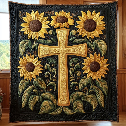 Sunflower Cross CP0412027CL CP0412030CL Quilt