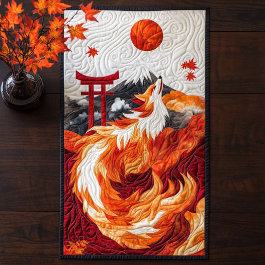 Fox Japan WX0606021CL Quilted Table Runner