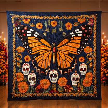 Monarch Calavera CW0910047CL Quilt