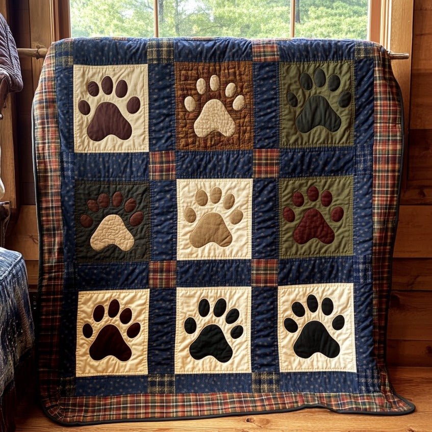 Paw Prints XR1809037CL Quilt