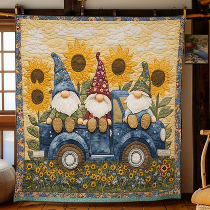 Sunflower Gnome WJ0412030CL Quilt