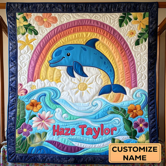 Sunbeam Splash WY0108037CL Personalized Baby Quilt