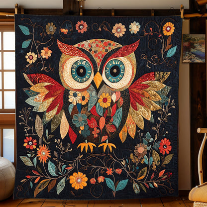 Flower Owl WJ1803011CL Quilt