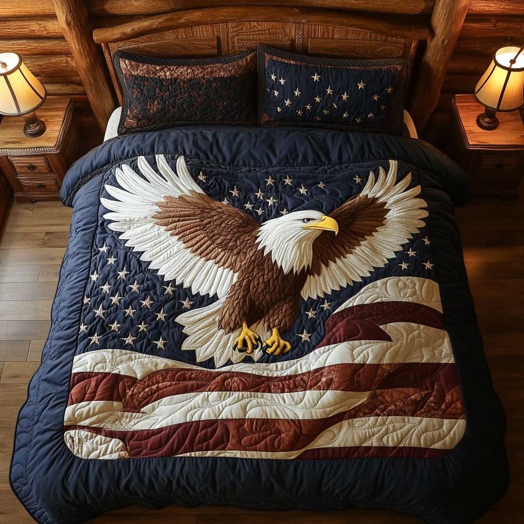 Patriot Bald Eagle WP1501030CL Duvet Cover Set