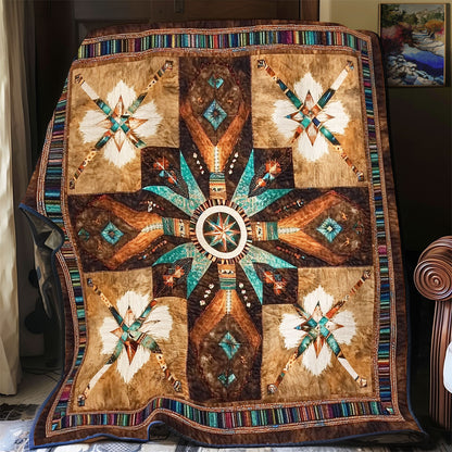 Native American Pattern WX2301020CL Quilt