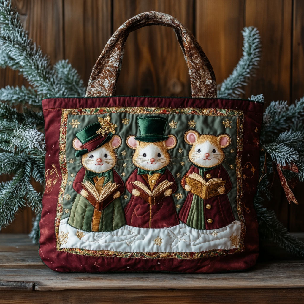 Red Coat Mouse WN1311088CL Quilted Tote Bag