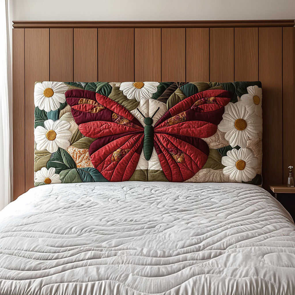 Daisy Butterfly QA2912022CL Quilted Headboard Slipcover
