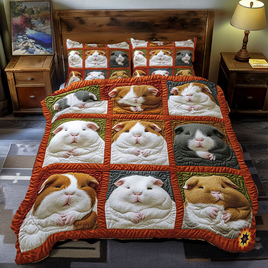 Sleeping Guinea Pig WY1912021CL Duvet Cover Set