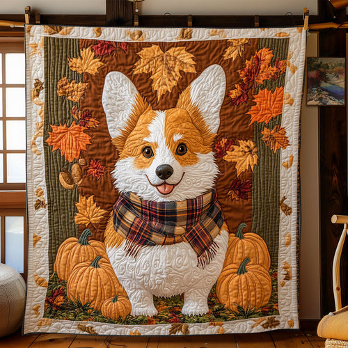 Autumn Pup CP1208060CL Quilt