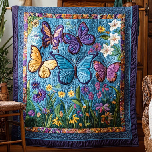 Whimsy In The Garden WY0804038CL Quilt