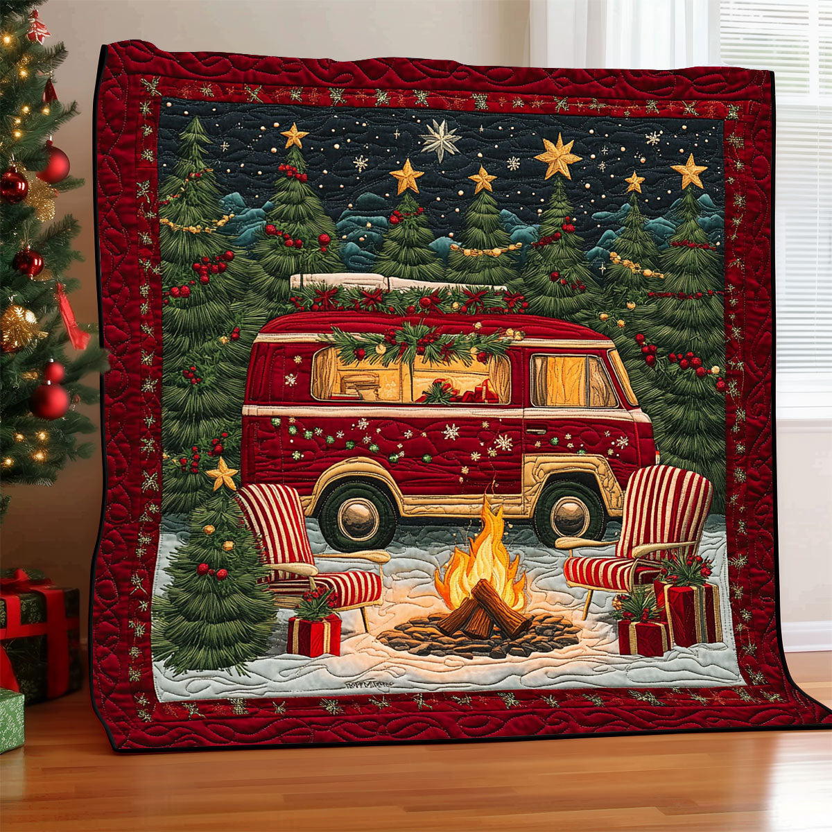 Campfire Van CW0411017CL Quilt