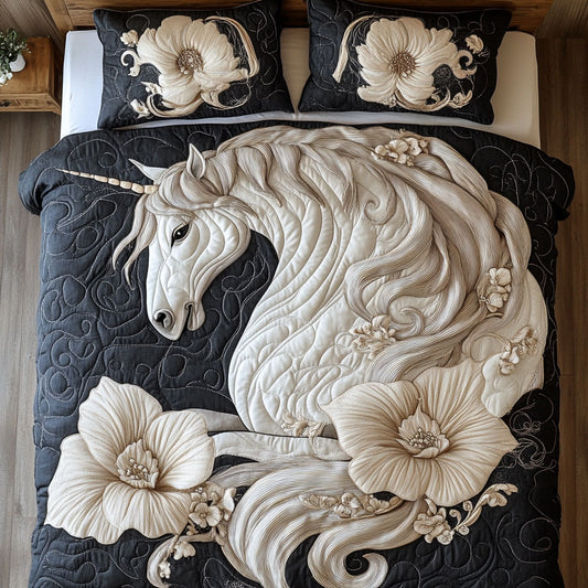 Glorious White Horse WY1202025CL Duvet Cover Set