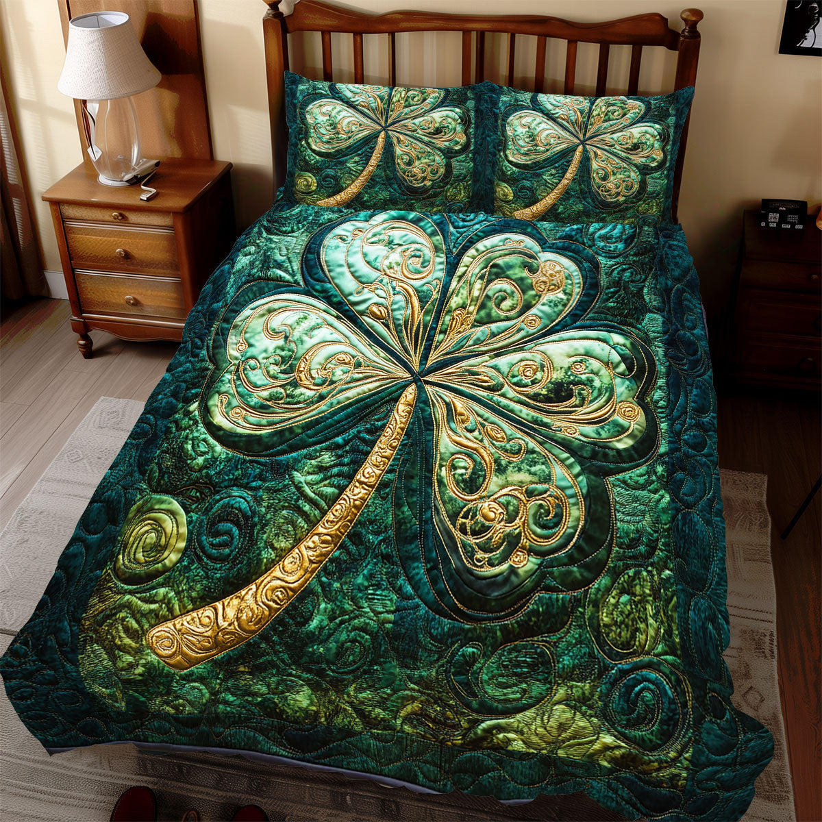 Celtic Clover Glow WX1212059CL Duvet Cover Set