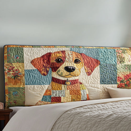 Patchwork Dog WN2212015CL Quilted Headboard Slipcover