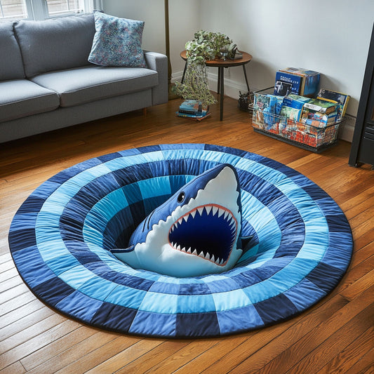 Chomp Zone CP2909051CL Quilted Round Mat