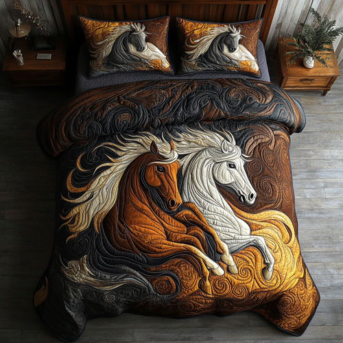 Waving Horse XR0603018CL Duvet Cover Set