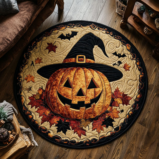 Mystic Pumpkin CW1208017CL Quilted Round Mat