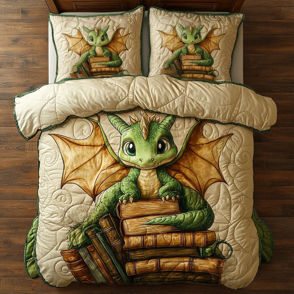 Little Dragon Scholar WY1308082CL Duvet Cover Set