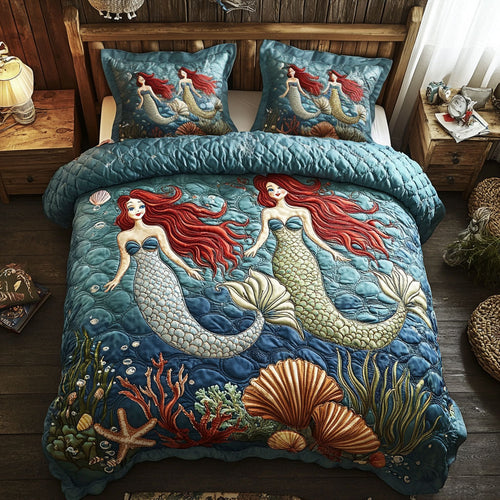 Beautiful Mermaid WJ2403018CL Duvet Cover Set