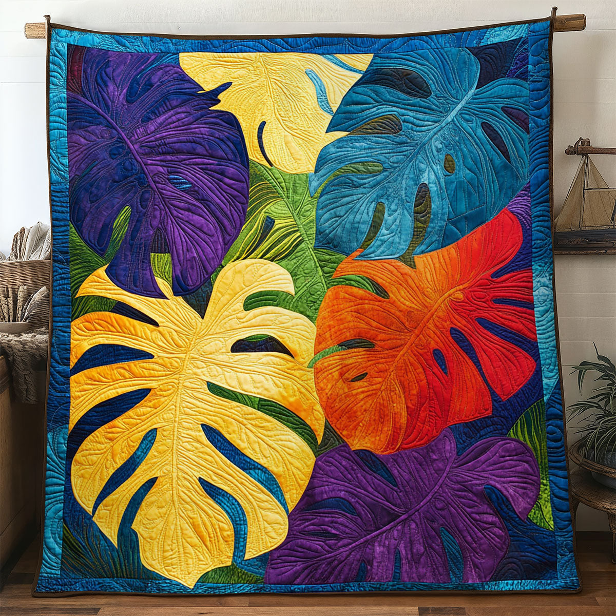 Monstera Radiance WN0307113CL Quilt