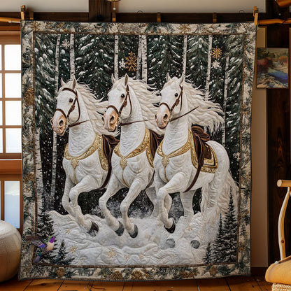 Winter Horse Run WN0512001CL Quilt