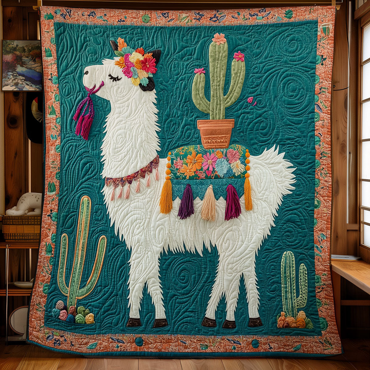 Fiesta Llama Vibes WX0307032CL Quilt