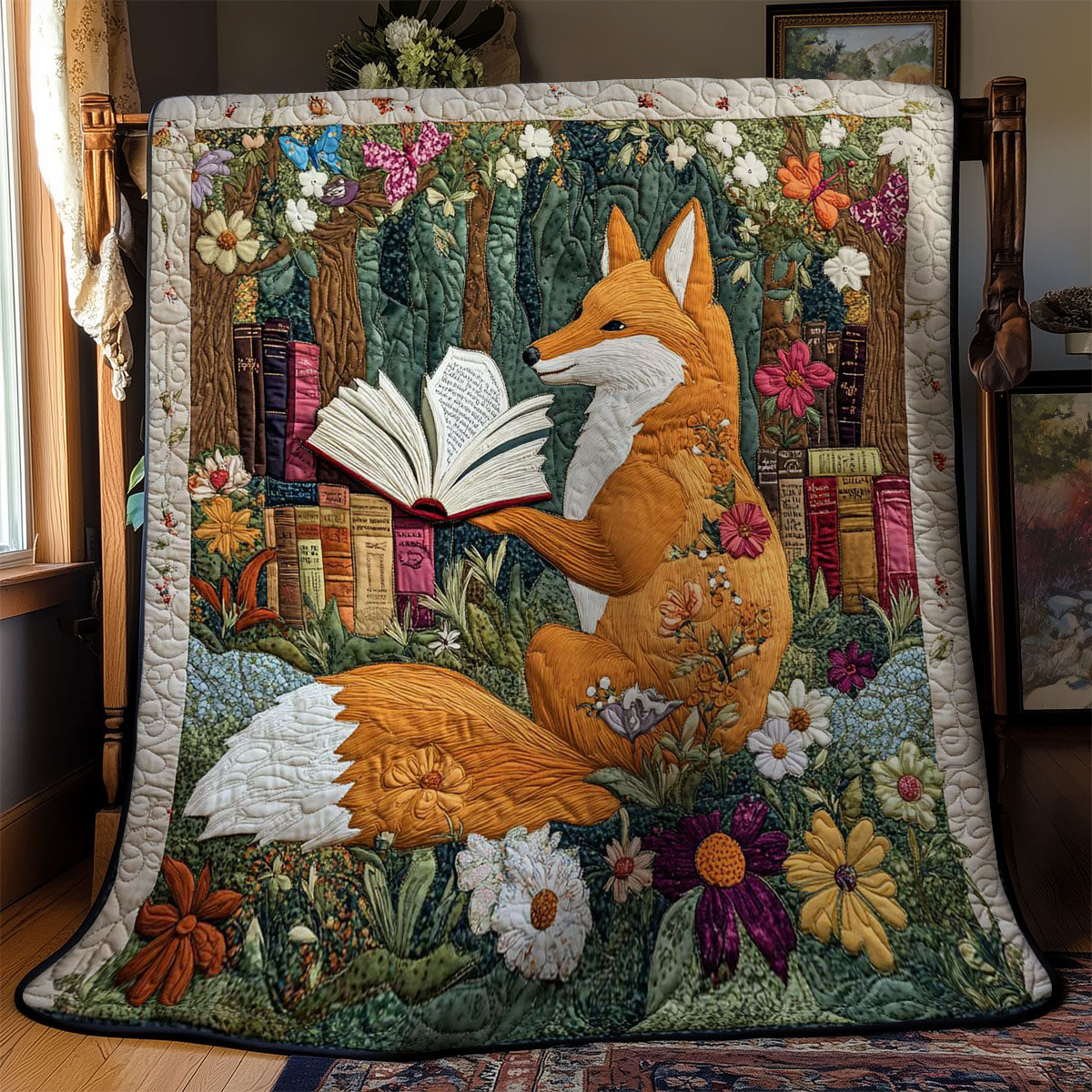 Fox's Library WN2712042CL Quilt