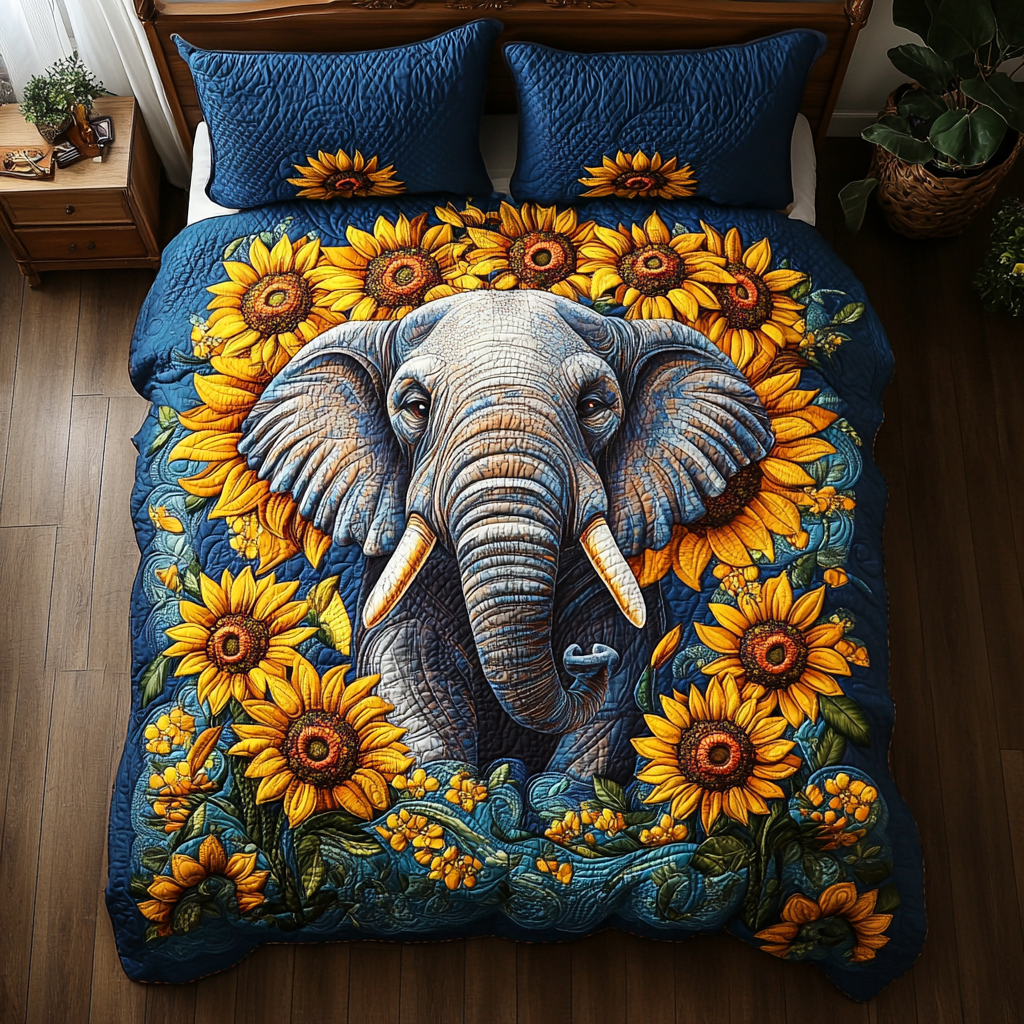 Safari Elephant YR1001026CL Duvet Cover Set