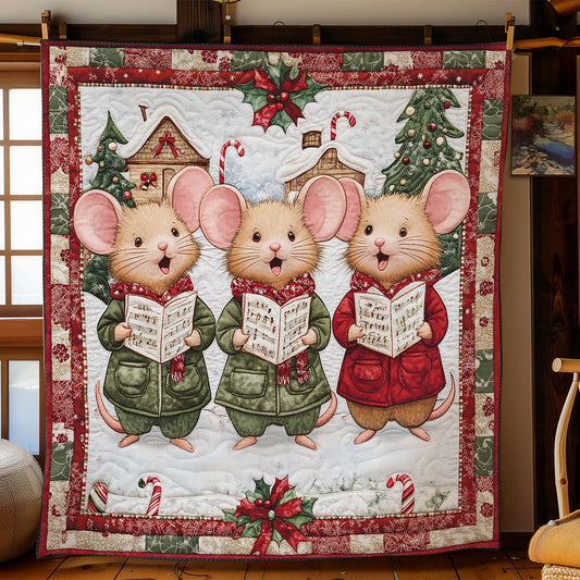 Merry Mouse Caroler CW1311019CL Quilt