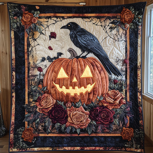 Mystic Pumpkin Raven CW3107040CL Quilt