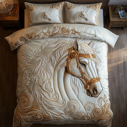 Luxury Horse CQ0505008CL Duvet Cover Set