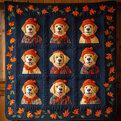 Autumn Tail Waggers WY0907021CL Quilt