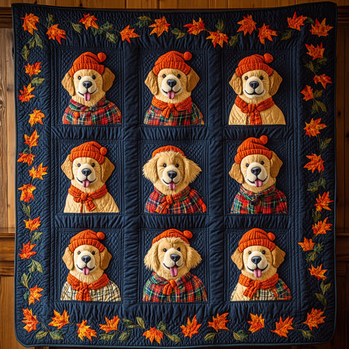 Autumn Tail Waggers WY0907021CL Quilt