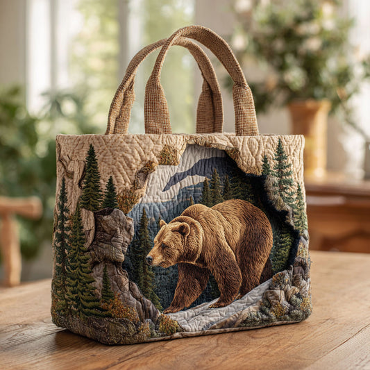 Cozy Bear CW1001006CL Quilted Tote Bag