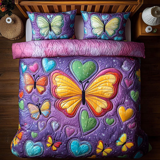 Vibrant Colorful Butterfly WY2006010CL Duvet Cover Set