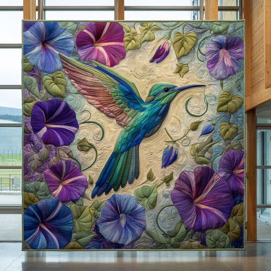 Hummingbird Floral Dance CW0210024CL Quilt