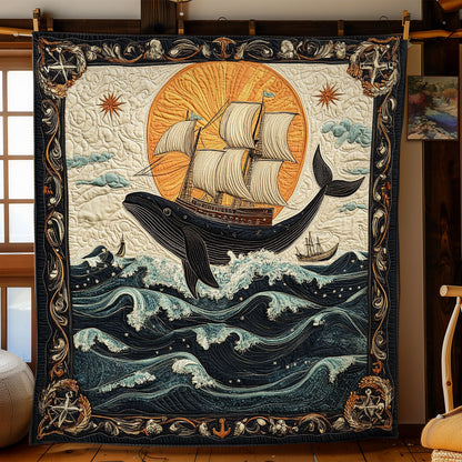 Whale’s Silent Crossing WN1607062CL Quilt