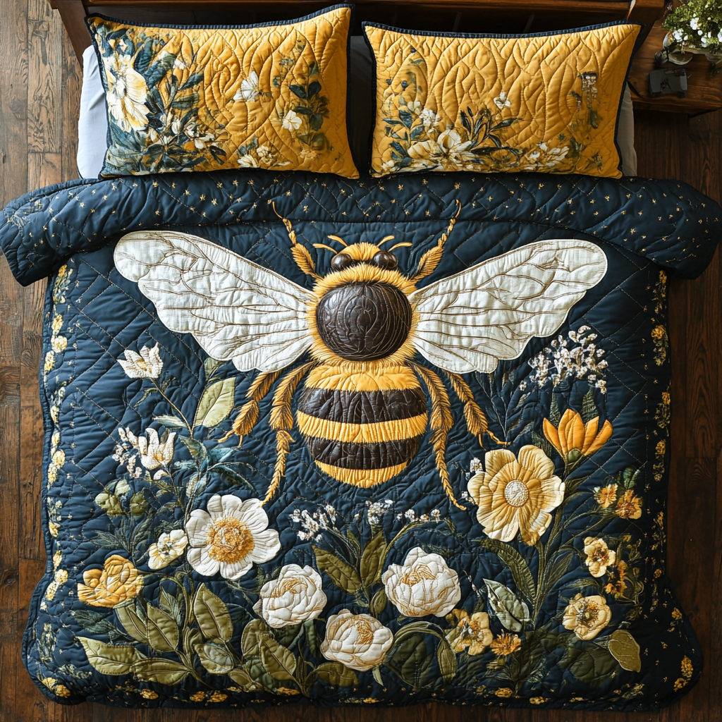 Bee Loves Flowers XR0603004CL Duvet Cover Set