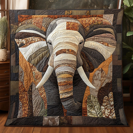 Majestic Earth Elephant WX0507025CL Quilt